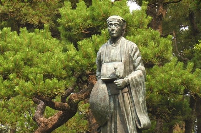 松尾芭蕉 銅像