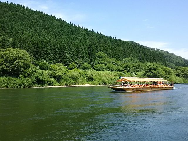 最上川舟下り　夏