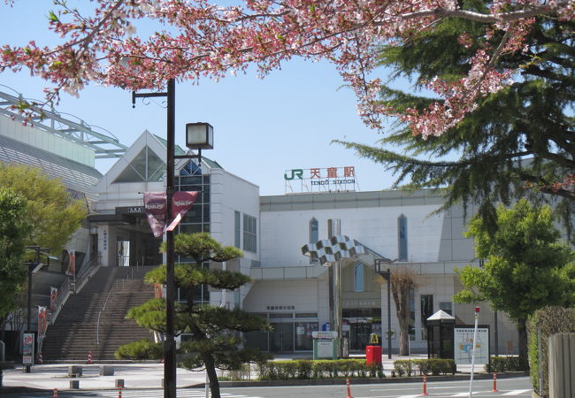 若松観音最寄駅　天童駅