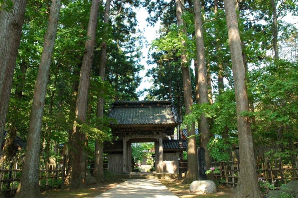 国見山玉川寺 - 鶴岡市
　入り口