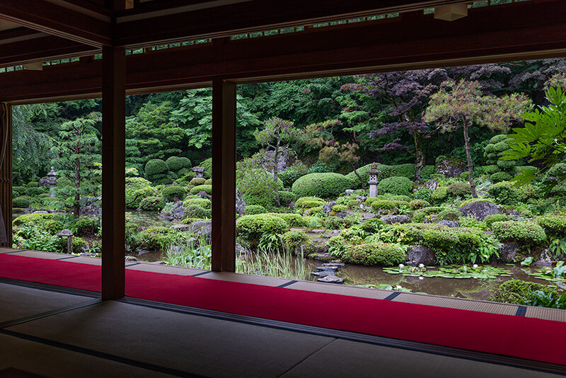 国見山玉川寺 - 鶴岡市
　庭園