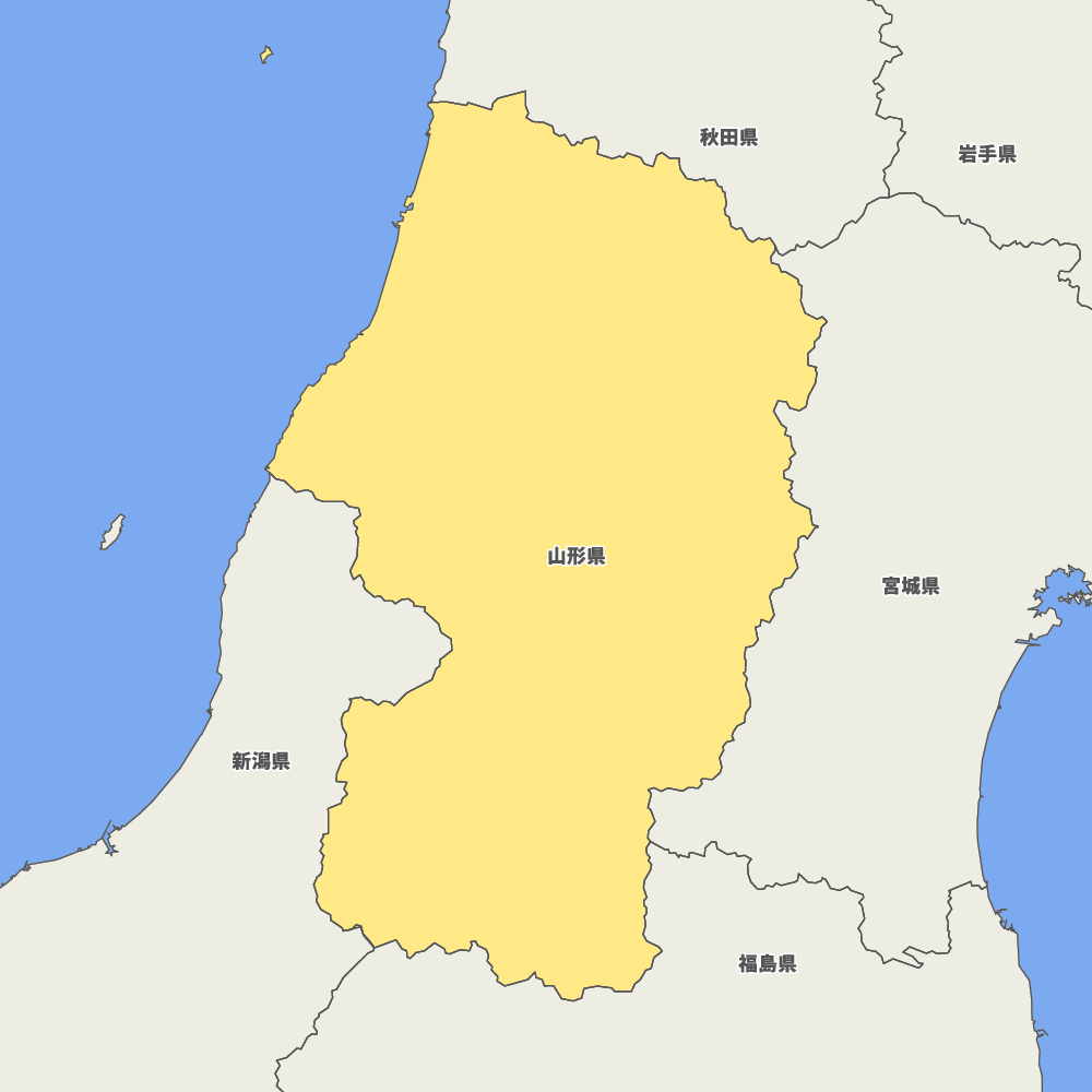 山形県　地図