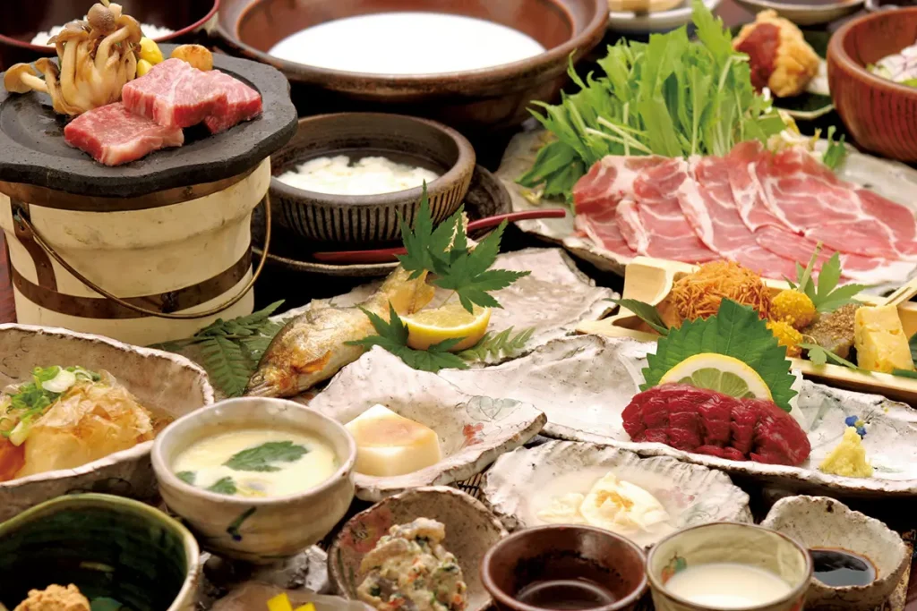 山形座滝波　料理